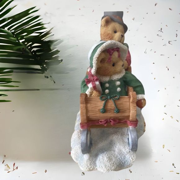 Cherished Teddies Figurine Lindsey Lyndon Winter Wonderland 141178A  1996 Boxed - Picture 6 of 7